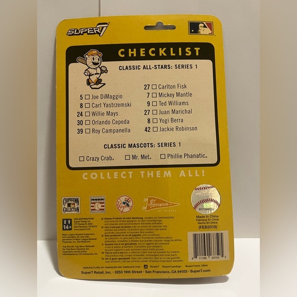 YOGI BERRA MLB Classic All-Stars 1951 NY Yankees Figure - Picture 3 of 9